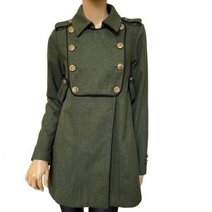 Urban Outfitters Puns and Needles Wool Peacoat XS